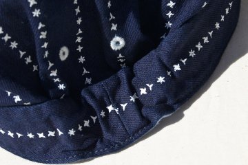 SJ202WC-SHR-インディゴ手裏剣ワークキャップ-SJ202WCSHR-SAMURAIJEANSの画像