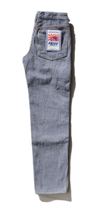 SM410DBN-HC-17ozヒッコリーダブルニーワークパンツ-SM410DBNHC-SAMURAIJEANS-サムライジーンズデニムジーンズ・サムライ自動車倶楽部デニムジーンズの画像