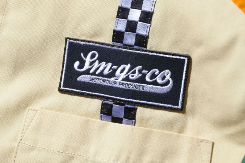 SMGS22-BE-サムライ自動車倶楽部ガススタシャツ22-SAMURAIJEANS-サムライジーンズワークシャツ-サムライジーンズシャツ-サムライ自動車倶楽部-ワークシャツ-サムライジーンズシャツの画像