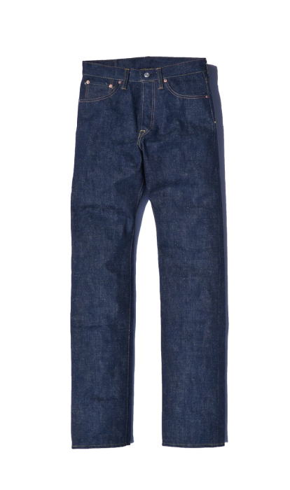 S500AX-藍+モデルストレート-SAMURAIJEANS-サムライジーンズ-デニムジーンズの画像