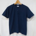 FN-TSH-002-NV-ヘンリーネックTシャツ-FNTSH002-FLATHEAD-フラットヘッドTシャツ-FLATHEAD-フラットヘッドヘンリーネックTシャツの画像