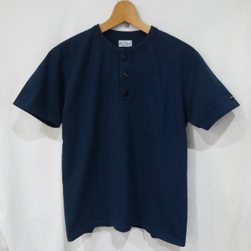 FN-TSH-002-NV-ヘンリーネックTシャツ-FNTSH002-FLATHEAD-フラットヘッドTシャツ-FLATHEAD-フラットヘッドヘンリーネックTシャツの画像