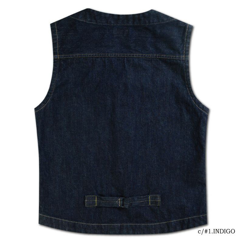 DX30151-ROGUE VEST-DELUXEWARE-デラックスウエア-デニムベストの画像