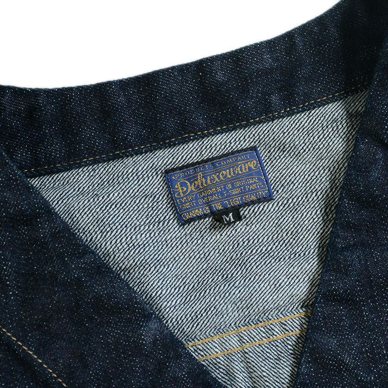 DX30151-ROGUE VEST-DELUXEWARE-デラックスウエア-デニムベストの画像