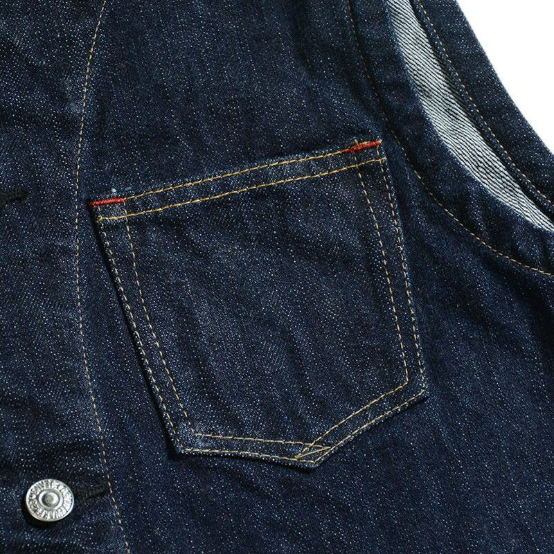 DX30151-ROGUE VEST-DELUXEWARE-デラックスウエア-デニムベストの画像