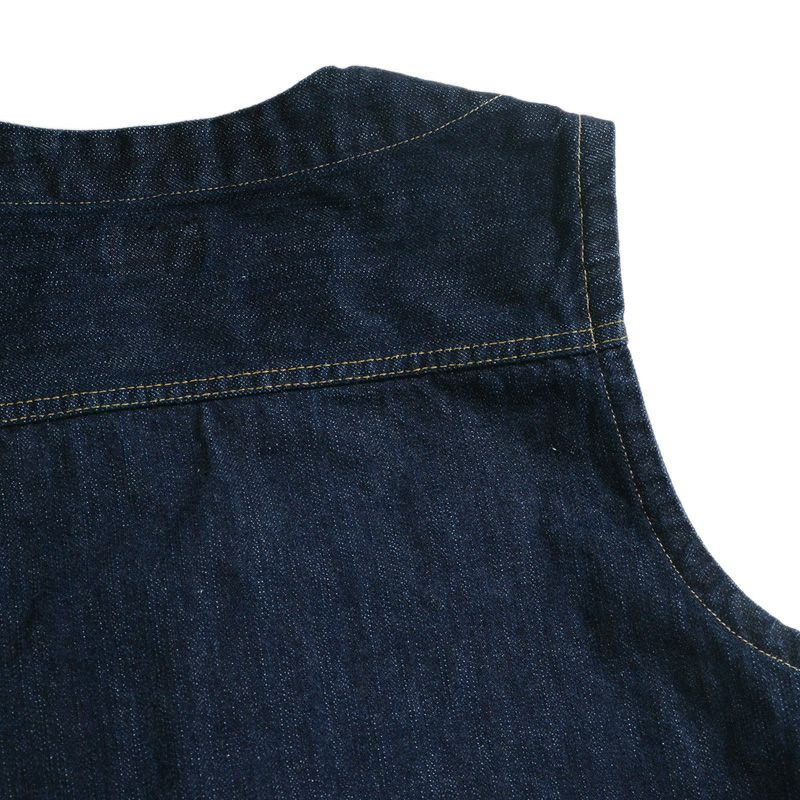 DX30151-ROGUE VEST-DELUXEWARE-デラックスウエア-デニムベストの画像
