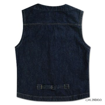 DX30151-ROGUE VEST-DELUXEWARE-デラックスウエア-デニムベストの画像