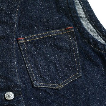 DX30151-ROGUE VEST-DELUXEWARE-デラックスウエア-デニムベストの画像