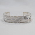 FN-JB-025-FEATHER BANGLE-FNJB025-FLATHEAD-フラットヘッド-シルバー-ブレスの画像