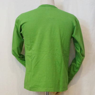 SJSLT-SLM-GRN-サムライジーンズ長袖Tシャツ無地-SJSLTSLM-SAMURAIJEANS-サムライジーンズロングスリーブTシャツ-サムライジーンズ長袖Tシャツの画像