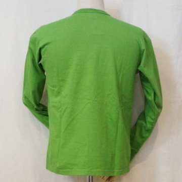 SJSLT-SLM-GRN-サムライジーンズ長袖Tシャツ無地-SJSLTSLM-SAMURAIJEANS-サムライジーンズロングスリーブTシャツ-サムライジーンズ長袖Tシャツの画像