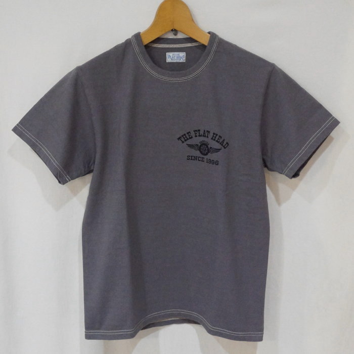FN-THC-202-CHA(CHAxBK)-フラットヘッドTシャツ202-FNTHC202-FLATHEAD-フラットヘッドTシャツ-THC系-THCの画像