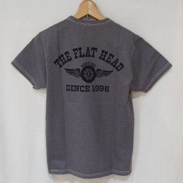 FN-THC-202-CHA(CHAxBK)-フラットヘッドTシャツ202-FNTHC202-FLATHEAD-フラットヘッドTシャツ-THC系-THCの画像