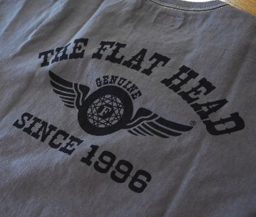 FN-THC-202-CHA(CHAxBK)-フラットヘッドTシャツ202-FNTHC202-FLATHEAD-フラットヘッドTシャツ-THC系-THCの画像