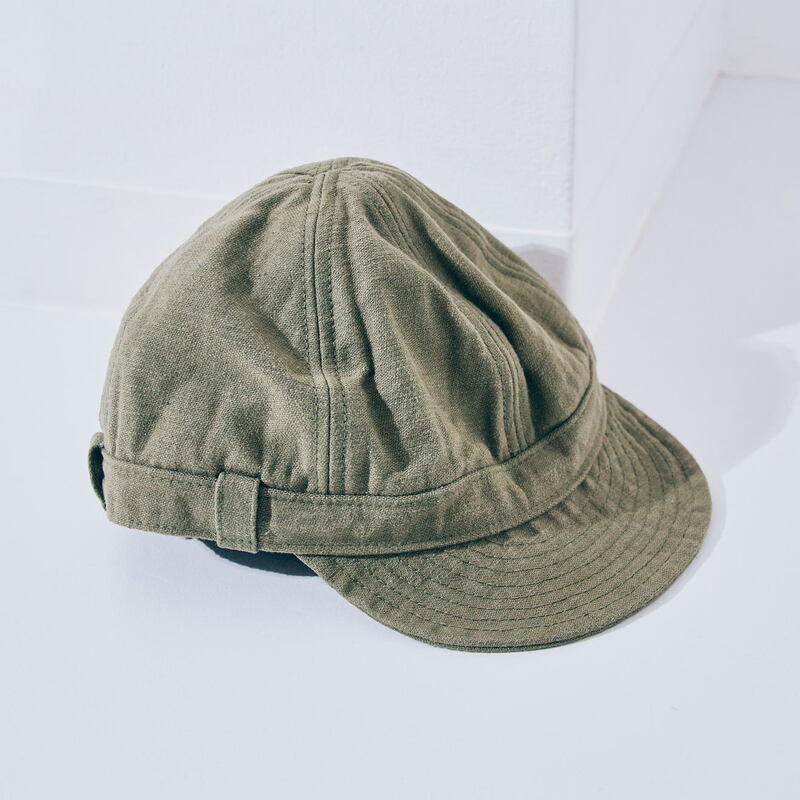 SJ201WC-52BP-OLV-ワークキャップ-52BP-SJ201WC52BP-SAMURAIJEANS-サムライジーンズキャップ-帽子の画像