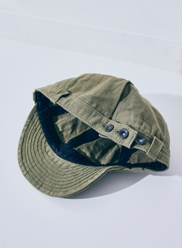 SJ201WC-52BP-OLV-ワークキャップ-52BP-SJ201WC52BP-SAMURAIJEANS-サムライジーンズキャップ-帽子の画像