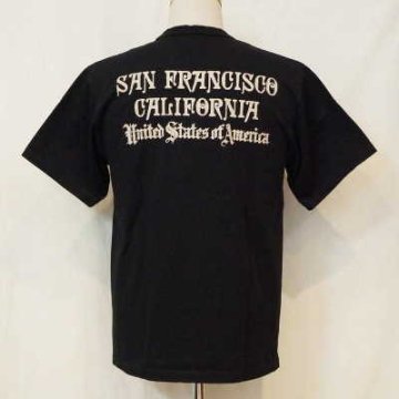DLT-1501B-ブラック-SANFRANCISCO-DLT1501B-DELUXEWARE-デラックスウエアＴシャツの画像
