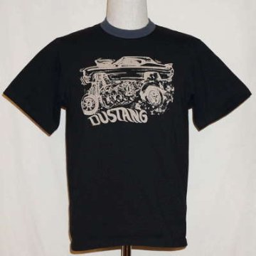 DLT-1503B-ブラック-DUSTANG-DLT1503B-DELUXEWARE-デラックスウエアＴシャツの画像