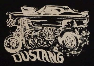 DLT-1503B-ブラック-DUSTANG-DLT1503B-DELUXEWARE-デラックスウエアＴシャツの画像