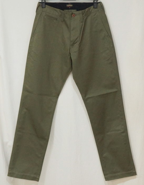 FN-PA-C007-OLV-チノトラウザーズ-FNPAC007-FLATHEAD-フラットヘッドパンツの画像