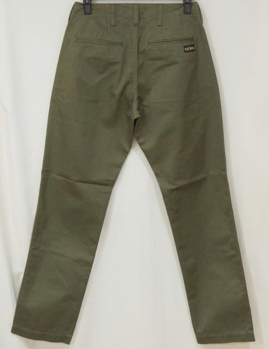 FN-PA-C007-OLV-チノトラウザーズ-FNPAC007-FLATHEAD-フラットヘッドパンツの画像