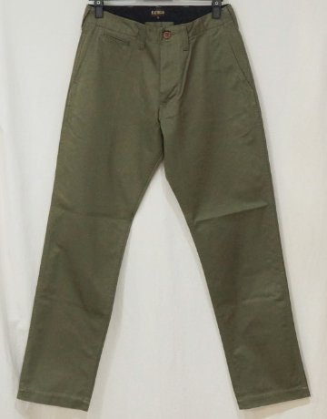 FN-PA-C007-OLV-チノトラウザーズ-FNPAC007-FLATHEAD-フラットヘッドパンツの画像