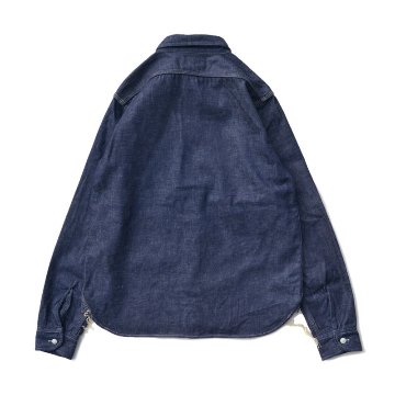 SJWS-SC01-ID サムライコットンデニムワークシャツ SJWSSC01 SAMURAIJEANS サムライジーンズシャツ 長袖シャツ デニムシャツの画像
