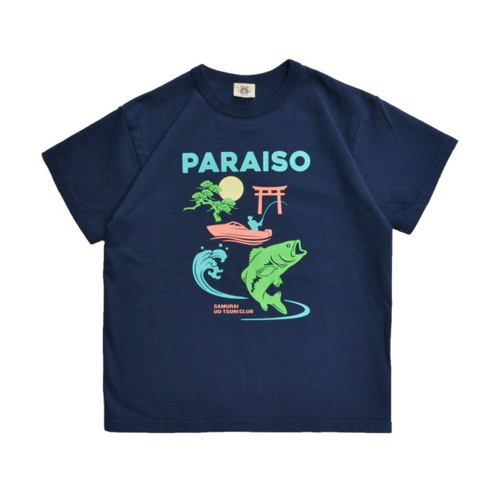SUT21-101-サムライ魚釣倶楽部半袖Tシャツ21-101-SUT21101-SAMURAIJEANS-サムライジーンズTシャツ-サムライ魚釣倶楽部Tシャツの画像