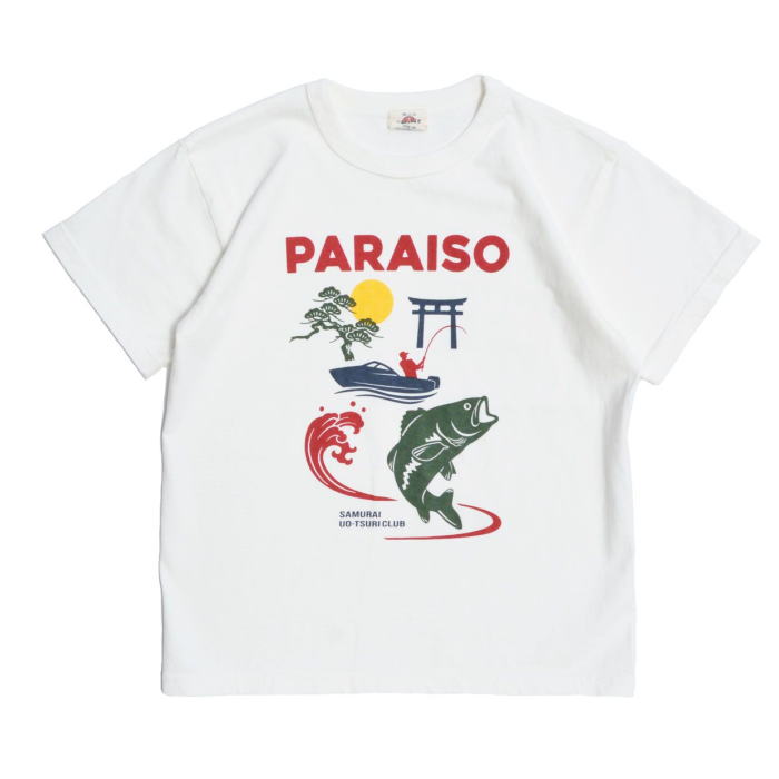 SUT21-101-サムライ魚釣倶楽部半袖Tシャツ21-101-SUT21101-SAMURAIJEANS-サムライジーンズTシャツ-サムライ魚釣倶楽部Tシャツの画像