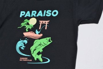 SUT21-101-サムライ魚釣倶楽部半袖Tシャツ21-101-SUT21101-SAMURAIJEANS-サムライジーンズTシャツ-サムライ魚釣倶楽部Tシャツの画像
