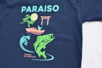 SUT21-101-サムライ魚釣倶楽部半袖Tシャツ21-101-SUT21101-SAMURAIJEANS-サムライジーンズTシャツ-サムライ魚釣倶楽部Tシャツの画像