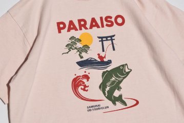 SUT21-101-サムライ魚釣倶楽部半袖Tシャツ21-101-SUT21101-SAMURAIJEANS-サムライジーンズTシャツ-サムライ魚釣倶楽部Tシャツの画像
