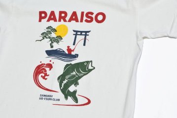 SUT21-101-サムライ魚釣倶楽部半袖Tシャツ21-101-SUT21101-SAMURAIJEANS-サムライジーンズTシャツ-サムライ魚釣倶楽部Tシャツの画像