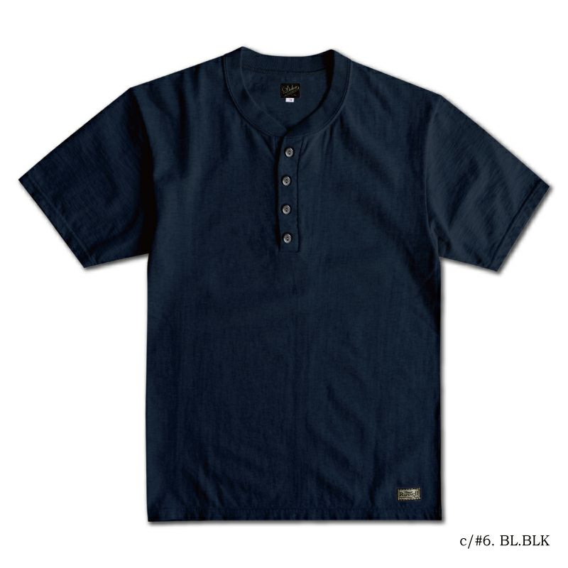 SPINNER-BLBK-Tシャツ-WORKER HENLY NECK-DELUXEWARE-デラックスウエアＴシャツ-DALEE'S-ダリーズTシャツの画像