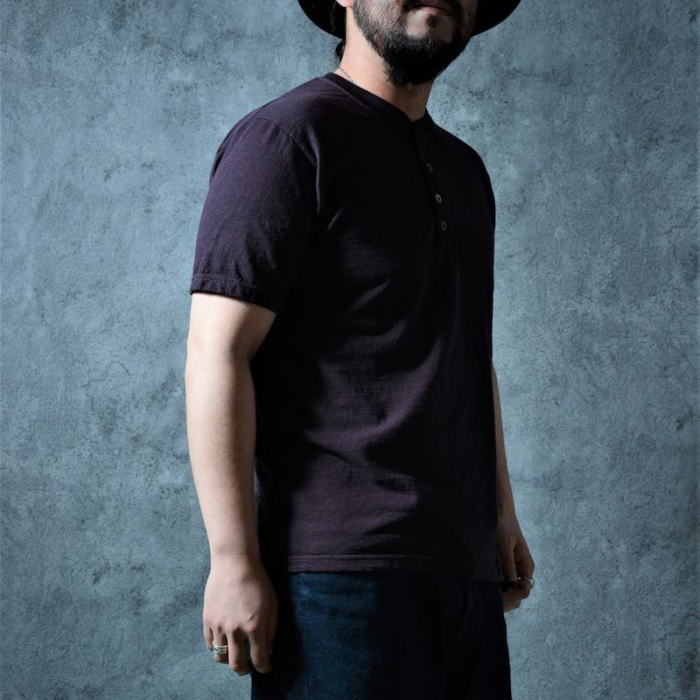 SPINNER-BOR(BRG.BOR)-Tシャツ-WORKER HENLY NECK-DELUXEWARE-デラックスウエアＴシャツ-DALEE'S-ダリーズTシャツの画像