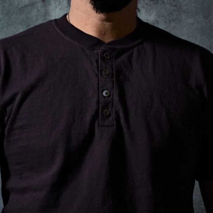 SPINNER-BOR(BRG.BOR)-Tシャツ-WORKER HENLY NECK-DELUXEWARE-デラックスウエアＴシャツ-DALEE'S-ダリーズTシャツの画像