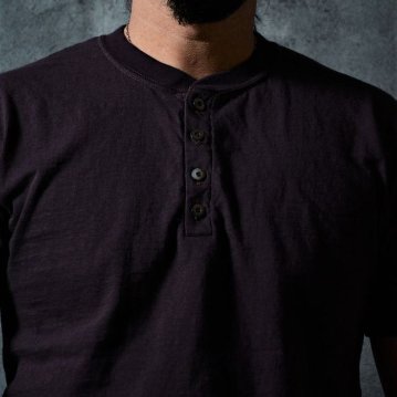 SPINNER-BOR(BRG.BOR)-Tシャツ-WORKER HENLY NECK-DELUXEWARE-デラックスウエアＴシャツ-DALEE'S-ダリーズTシャツの画像