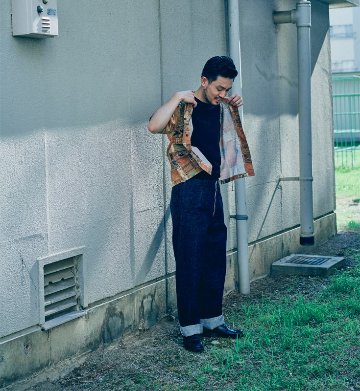 SJ48DP 15OZデニムワイドトラウザーズ SAMURAIJEANS サムライジーンズデニムジーンズの画像