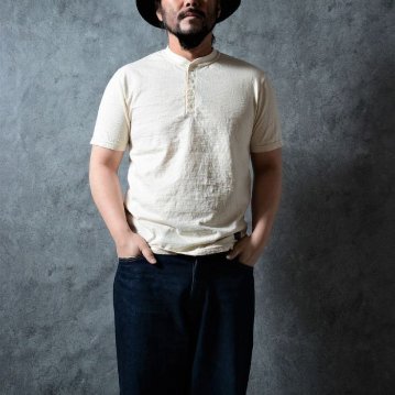 SPINNER-NA-Tシャツ-WORKER HENLY NECK-DELUXEWARE-デラックスウエアＴシャツ-DALEE'S-ダリーズTシャツの画像