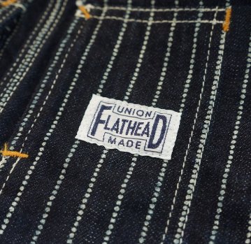 FN-PA-DO702 ウォバッシュオーバーオール FNPADO702 FLATHEAD フラットヘッドパンツ オーバーオールの画像