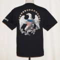 DLT-1702B-ブラック-EAGLE-DLT1702B-DELUXEWARE-デラックスウエアＴシャツの画像