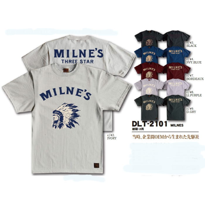 DLT-2101-MILNES-DLT2101-DELUXEWARE-デラックスウエアＴシャツの画像