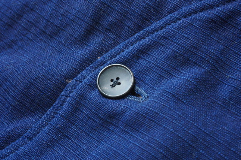 SJVT22-RV02-藍 リバーシブル藍染韋柄ベスト SJVT22RV02 SAMURAIJEANS サムライジーンズ サムライジーンズベストの画像
