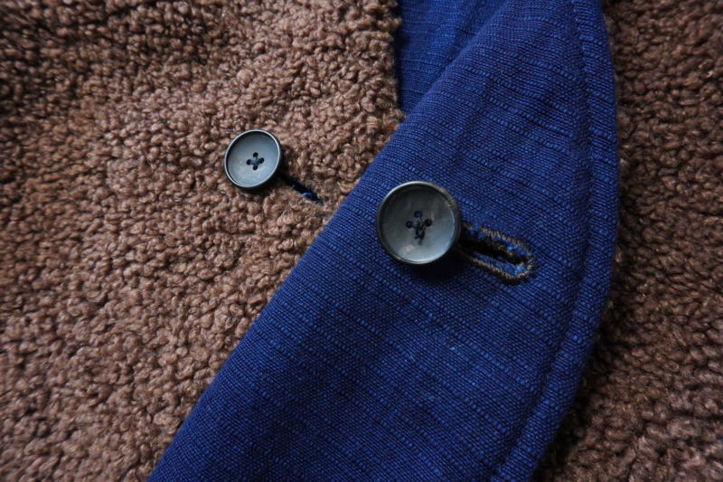 SJVT22-RV02-藍 リバーシブル藍染韋柄ベスト SJVT22RV02 SAMURAIJEANS サムライジーンズ サムライジーンズベストの画像