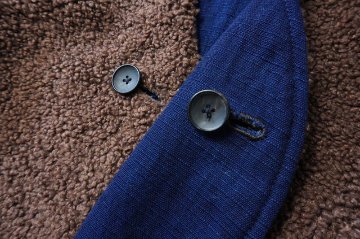 SJVT22-RV02-藍 リバーシブル藍染韋柄ベスト SJVT22RV02 SAMURAIJEANS サムライジーンズ サムライジーンズベストの画像