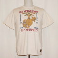 6010-ナチュラル-US MARINE-DELUXEWARE-デラックスウエアＴシャツの画像