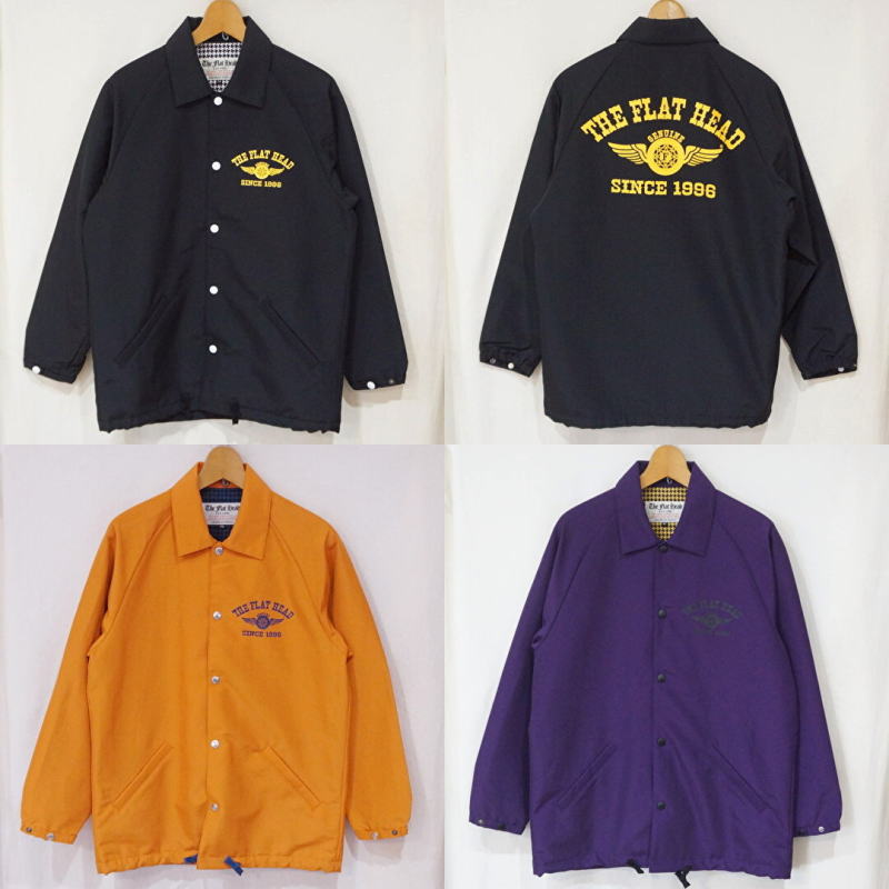 FN-OJ-NC002 NYLON COACH JACKT FNOJNC002 FLATHEAD フラットヘッド アウターの画像