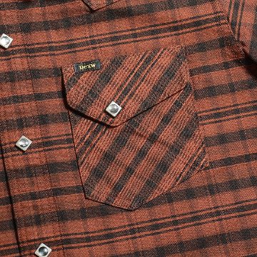 7618 RED WEST DELUXEWARE デラックスウエアシャツ シャツ長袖の画像