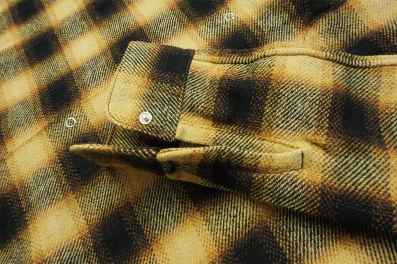 SWCOB22 オンブレチェック柄長袖開襟シャツ SWCOB22 SAMURAIJEANS サムライジーンズシャツ SAMURAIWORKCLOTHES 長袖シャツの画像