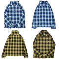 SWCOB22 オンブレチェック柄長袖開襟シャツ SWCOB22 SAMURAIJEANS サムライジーンズシャツ SAMURAIWORKCLOTHES 長袖シャツの画像